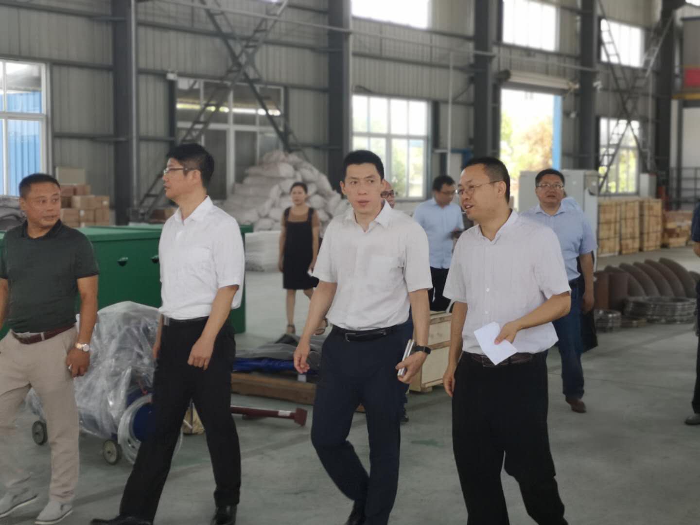 安徽省證監(jiān)局副局長張彥斌一行蒞臨中泰環(huán)境調(diào)研考察